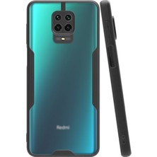 KZY Xiaomi Redmi Note 9 Pro Kılıf Kamera Korumalı Colorful Kapak - Siyah