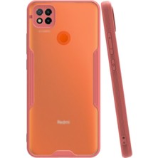 KZY Xiaomi Redmi 9c Kılıf Kamera Korumalı Colorful Kapak - Pembe