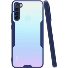 KZY Xiaomi Redmi Note 8 Kılıf Kamera Korumalı Colorful Kapak - Lacivert