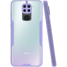 KZY Xiaomi Redmi Note 9 Kılıf Kamera Korumalı Colorful Kapak - Lila