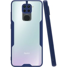 KZY Xiaomi Redmi Note 9 Kılıf Kamera Korumalı Colorful Kapak - Lacivert