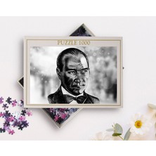 Bk Karakalem Atatürk Tasarımlı 1000 Parça Profesyonel Puzzle-2