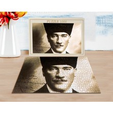 Bk Atatürk Tasarımlı 1000 Parça Profesyonel Puzzle-3