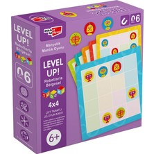 Dikkat Atölyesi Yayınları Levelup! 6 - Robotlarla Bölgesel Sudoku