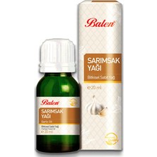 Balen Doğal Sarımsak Yağı (Ekstraksiyon) 20 ml x 4