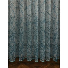 Perde Alemi Modern Desenli Baskılı Tül Perde 300X250 Normal Pile 1/2.5