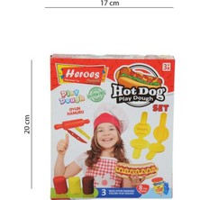 Heroes Play Dough 3renk Oyun Hamuru Hot Dog Seti