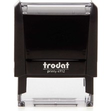Trodat Standart Kaşe Otomatik Karışık Kasa Siyah Keçe 4912  47 x 18 mm