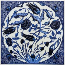 Can Seramik - 20*20 Cm. El Yapımı Kütahya Çinisi