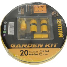 Sertsan Garden Kit 5 Parça Yüksek Basınçlı Hortum Seti 1/2 20 mt