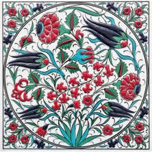 Can Seramik - 20*20 Cm. El Yapımı Kütahya Çinisi