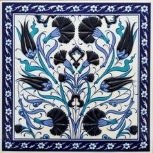 Can Seramik - 20*20 Cm. El Yapımı Kütahya Çinisi