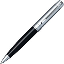 Sheaffer 300 Serisi Dolma & Tükenmez Kalem Seti Krom Parlak Siyah 9314-9