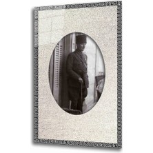 idealizbiz Atatürk Cam Tablo 4 mm Dayanıklı Temperli Cam
