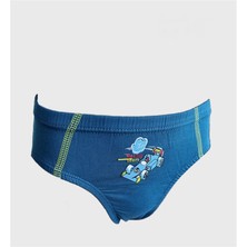 Kota Erkek Çocuk Parça Baskılı Likralı Slip Külot 6 Adet - 1019