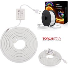 Neon LED Işık 3 Metre 220 Volt Tak Çalıştır Esnek Hortum Şerit LED Aydınlatma