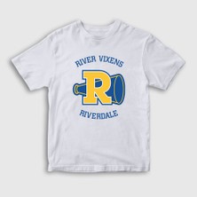 Presmono Unisex Çocuk Beyaz River Vixens Riverdale T-Shirt