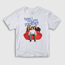 Presmono Unisex Çocuk Beyaz All How I Met Your Mother T-Shirt