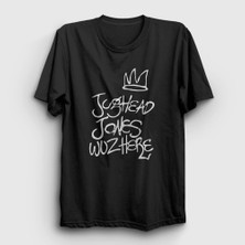 Presmono Unisex Siyah Jughead Jones Was Here Riverdale T-Shirt