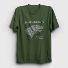 Presmono Unisex Haki Stark Game Of Thrones T-Shirt