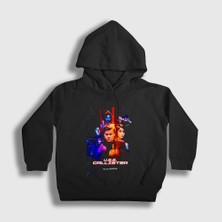 Presmono Unisex Çocuk Siyah Uss Callister Black Mirror Kapüşonlu Sweatshirt