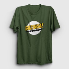Presmono Unisex Haki Bazinga The Big Bang Theory T-Shirt