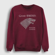 Presmono Unisex Bordo Stark Game Of Thrones Sweatshirt