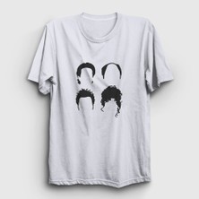 Presmono Unisex Beyaz Heads Seinfeld T-Shirt