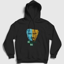 Presmono Unisex Siyah Team Breaking Bad Kapüşonlu Sweatshirt