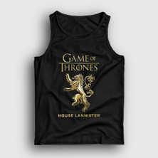 Presmono Unisex Siyah Lannister Game Of Thrones Atlet