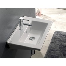 Cerastyle Turkuaz Arte Etajerli Lavabo 65 x 45  cm