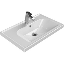 Cerastyle Turkuaz Frame Etajerli Lavabo 70 x 45  cm