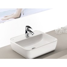 Turkuaz Cerastyle Turkuaz One Tezgah Üstü Lavabo Lavabo 55*45  cm (B.delıklı)
