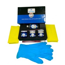 Magic Brush Profesyonel Kit | Volvo S80 Magıc Blue Pearl 467 Rötuş Boyası