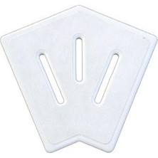 Havuz Savak Kanal Köşe Parçası Plastik 25 cm 45° (Adet)