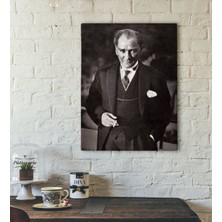 BK Gift Atatürk Tasarımlı Kanvas Tablo-33 30X50CM