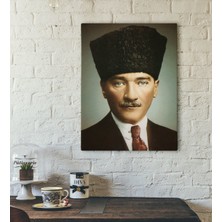 BK Gift Atatürk Tasarımlı Kanvas Tablo-8 30X50CM