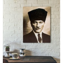 BK Gift Atatürk Tasarımlı Kanvas Tablo-3 30X50CM