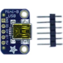 Adafruit USB Mini-B Breakout Kartı - Çevirici