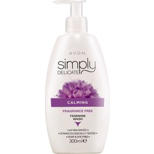 Gün Boyu Ferahlık Sağlayan Avon Simply Delicate 300 ml Kokusuz Hijyenik Bölge Temizleyici