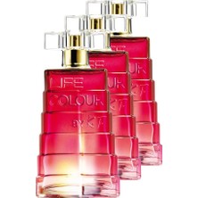 Avon Life Colour Kadın Parfüm Edp 50 Ml. Üçlü Set