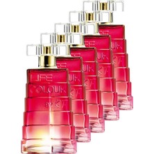 Avon Life Colour Kadın Parfüm Edp 50 Ml. Beşli Set