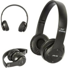 Blupple P47 Bluetooth Extra Bass Radyolu Katlanabilir Kulaklık Siyah