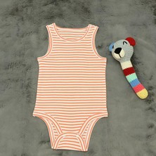 Pieros Baby 0076 Kız Bebek 2'li Kolsuz Badi