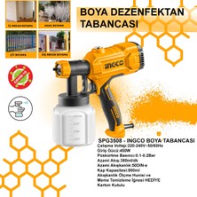 Ingco SPG3508 450W Elektrikli Boya ve Dezenfektan Tabancası