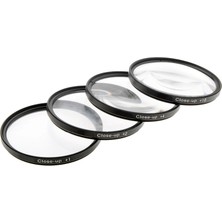 Raypro 37 mm 4'lü Close Up Makro Filtre Lens Seti +1 +2 +4 +10