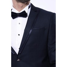 Wessi Erkek Çıkma Yaka Slim  fit Damatlık Takım Elbise