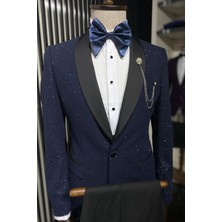 Wessi Erkek Şal Yaka Smokin Ceket Slim Fit Ceket