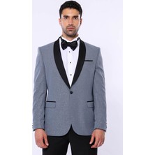 Wessi Erkek Şal Yaka Smokin Ceket Slim Fit Ceket