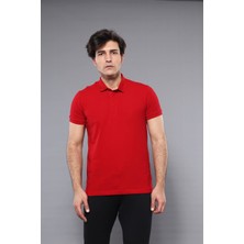 Wessi Erkek Polo Yaka Slim Fit  düz Tişört